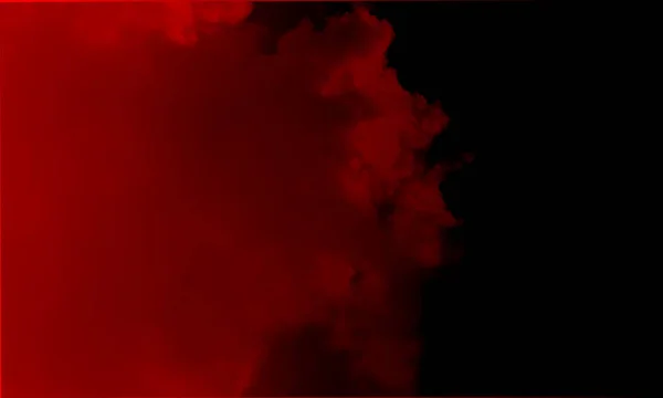 Abstraktní Červeno Oranžový Kouř Hadice Černém Pozadí Fotografie Použitím Gelového — Stock fotografie
