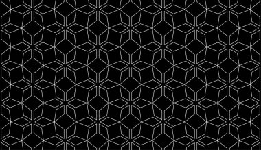 Soyut geometrik dikişsiz desen. Kalın çizgilerle modern geometrik arkaplan. Pürüzsüz Rus tarzı siyah Geometrik arkaplan. Döşemesiz desen. Siyah ve beyaz geometrik arkaplan. Siyah beyaz köşegenli soyut düz desen..