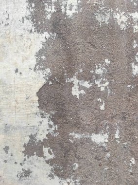 Beton duvar arka planı. Tasarımınız için grunge etkisi. Duvar koyu korkunç. Arkaplan için koyu çimento. Çiziklerle dolu korkunç bir duvar..