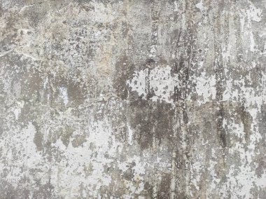 Beton duvar arka planı. Tasarımınız için grunge etkisi. Duvar koyu korkunç. Arkaplan için koyu çimento. Çiziklerle dolu korkunç bir duvar..