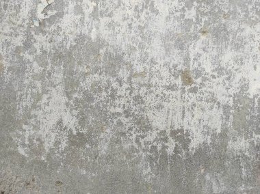 Grunge duvarı betonu ortaya çıkardı. Eski beyaz beton duvar, arka planda çok küçük çatlaklar, arka planda eski gri beton duvar dokusu. Çatlak, pürüzsüz beyaz duvar dokusu. Kirli, beyaz duvar boyası soyulmuş.. 