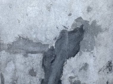 Siyah ve beyaz arka plan pankartıyla eski grunge dokusu, kirli sıkıntılı koyu gri kenarları ve nötr olarak açık gri merkezi. Eski beton duvar dokusu. Açık gri çimento desenli beton duvar. Gri çatallı çimento dokusu..