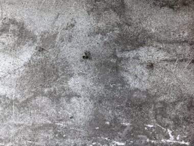 Kirli çatlamış beyaz duvar boyası dökülüyor. Kötü hasar görmüş eski duvar boyası soyuluyor. Boya parçaları kayıp. Çimento soyulmuş grunge duvar dokusundan sıyrılmış..