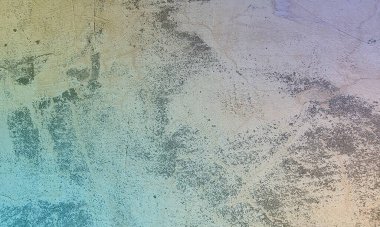 Soyut Kirli ve Dalgalı Deniz Yeşil duvar dokusu arkaplanı. Duvar dokusunun farklı tonlarına sahip. Vintage grunge doku iç dekorasyonu, eski dekoratif desen kaba tasvir edilmiş mistik doku. Boyama Duvarının Soyulması.