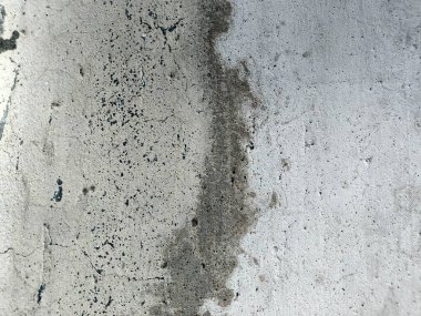 Grunge arkaplan dokusu, Kirli Sıçrama Duvarı, Soyut Sıçrama Sanatı. Arka plan için beton duvar beyaz gri rengi. Çizik ve çatlaklarla eski grunge dokuları. Beyaz boyanmış çimento duvarlar. Arka plan dokuları.