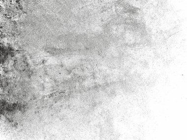 Grunge Doku. Monokrom retro grunge doku çizimi. Eski paslı soyut arkaplan. Poster afişleri ve tasarımların kullanılması için. Yaradılış için beton zemin arka planının dokusu. Sıkıntılı yarım ton grunge siyah ve beyaz vektör dokusu.