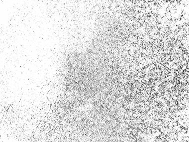 Grunge Doku. Monokrom retro grunge doku çizimi. Eski paslı soyut arkaplan. Poster afişleri ve tasarımların kullanılması için. Yaradılış için beton zemin arka planının dokusu. Sıkıntılı yarım ton grunge siyah ve beyaz vektör dokusu.
