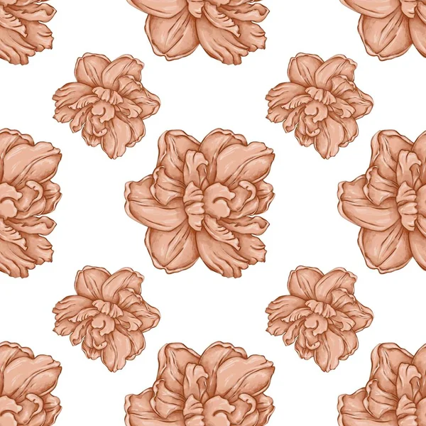 Seamless Floral Pattern Pattern Textiles Wrapping Paper Textiles Fabrics Cards — Stock Photo, Image
