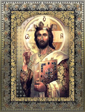 Digital Icon of Jesus Christ 