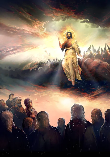 Die Himmelfahrt Des Jesus Christus — Stockfoto