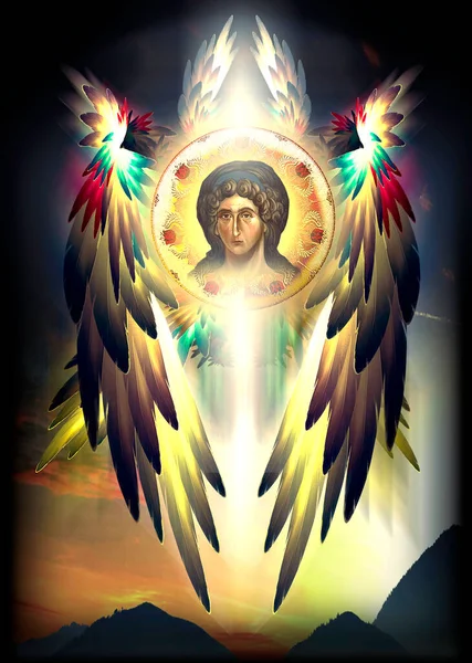 Serafini Anioł Który Jest Blisko Boga — Zdjęcie stockowe