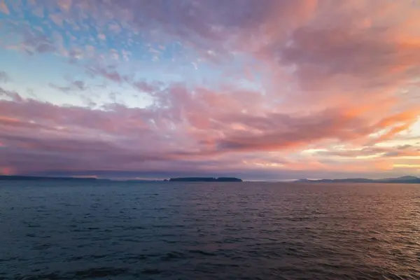 Bewölkter Sonnenuntergang Über Dem Pazifik Sidney Stockfoto