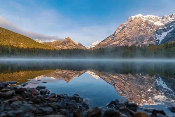 stock image Summer Mountain Reflections On Wedge Pond