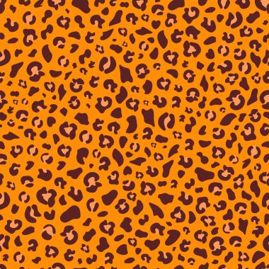 Abstract modern leopard seamless pattern. Animals trendy background. Ornament of stylized skin. Spots.