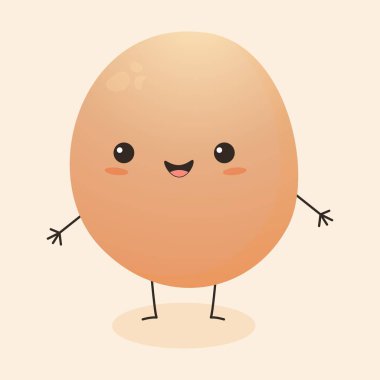Cute soybean mascot. Cartoon funny kawaii character. Vector.