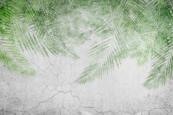 Тропічні Шпалери Тропічні Дерева Листя Дизайн Шпалер Цифрового Друку Ілюстрація — стокове фото