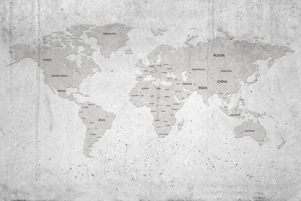 Дизайн Обоев Карте Мира — стоковое фото