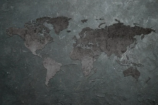 Tło Mapy Świata Przestrzenią Kopiowania — Zdjęcie stockowe