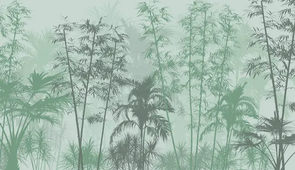 tropical leaves background, vector, illustration