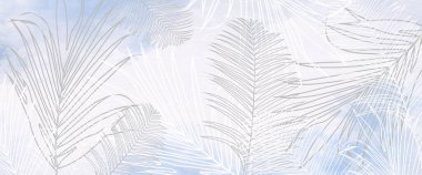 Tropical Leaves wallpaper for digital print