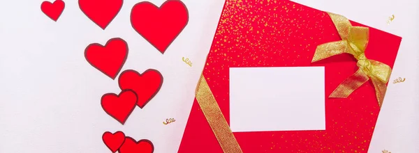 Романтична Композиція Дня Святого Валентина Декларація Любові День Матері Річниця — стокове фото