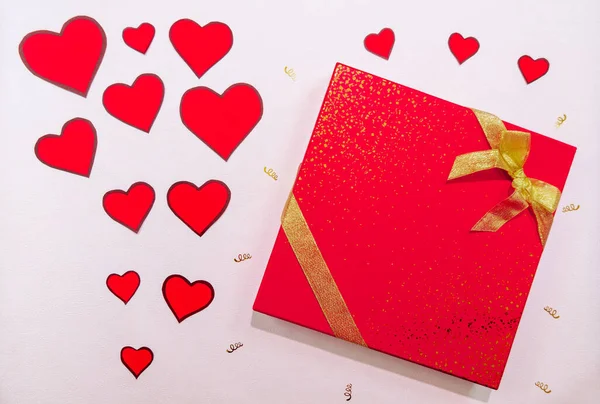 Composición Romántica Para Día San Valentín Declaración Amor Día Madre —  Fotos de Stock