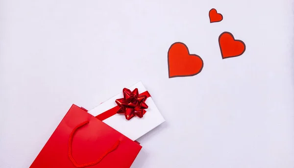 Romantische Compositie Voor Valentijnsdag Liefdesverklaring Moederdag Trouwdag Verloving Harten Die — Stockfoto