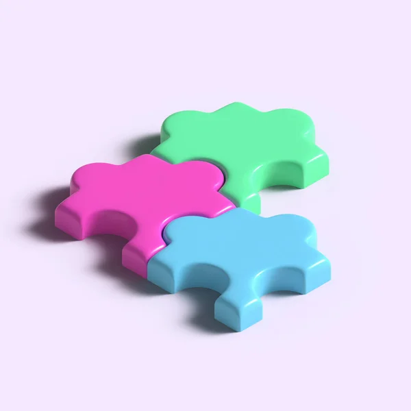 3D renkli bulmaca