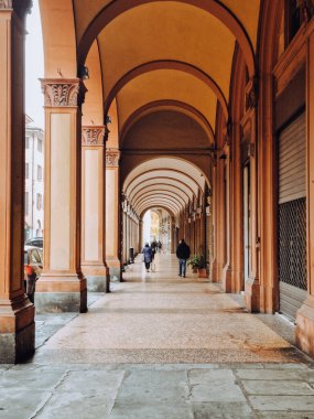 Kışın İtalya 'da Bolonya