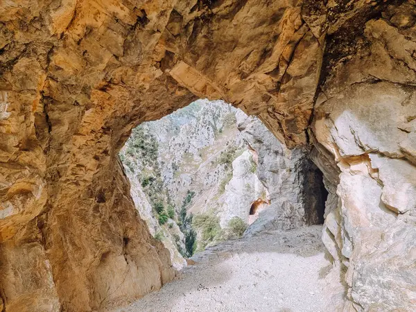 Picos de Europa İspanya 'da Ruta de Cares