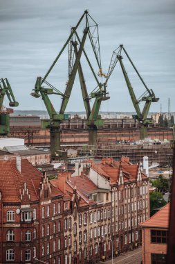 Gdansk Tersaneleri Yazın Polonya