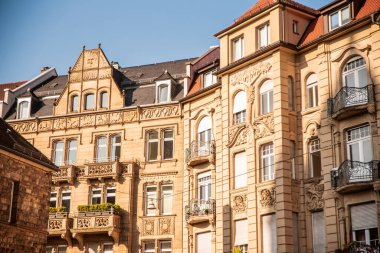 Karlsruhe Almanya 'da Art Nouveau veya Jugendstil mimarisi