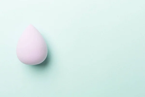 Beauty Blender Color Background Top View — Photo