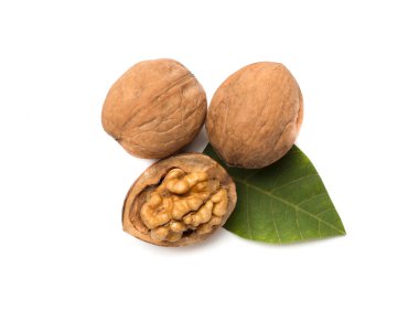 Beyaz yapraklı cevizler, üst manzara.