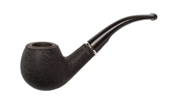 Smoking Pipe Isolated White Top View — Stock Photo, Image