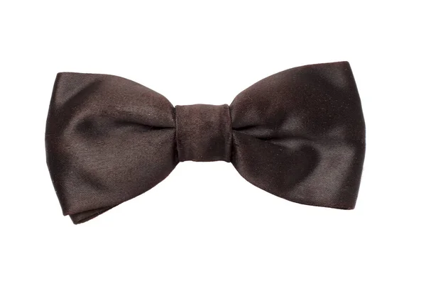 stock image Black bow tie on the white background