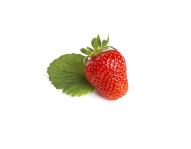 Beyaz yapraklı çilek.