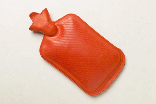 Rubber water warmer bag on concrete background