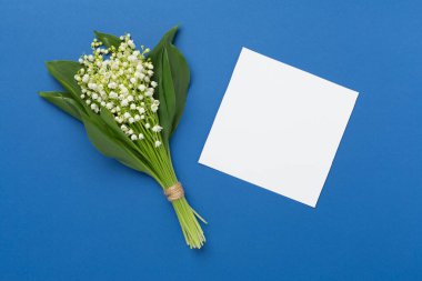 Vadinin zambakları, renkli arka plan, üst manzara