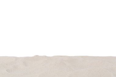 İzole edilmiş arka plana karşı doğal kum