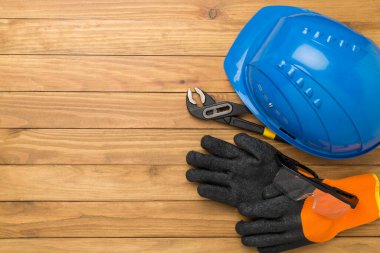 Renk arkaplan, üst görünüm inşaat ekipmanları