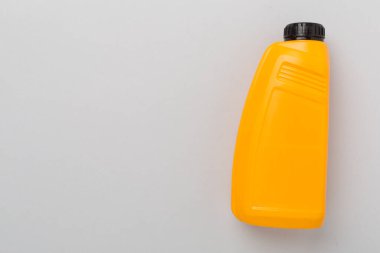 Renk arkaplanında makine yağı, üst görünüm