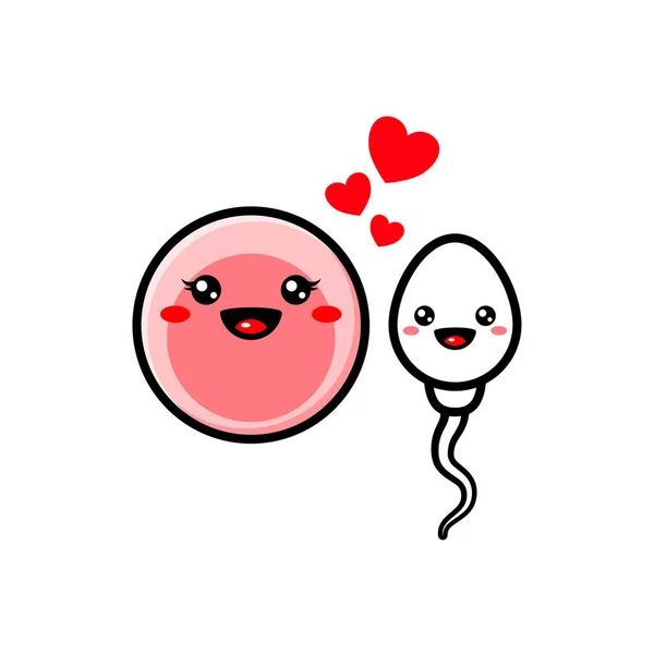 Şirin Yumurta ve Sperm Çizgi Film Karakteri