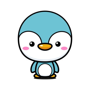 Şirin ve Kawaii Penguen Karakteri
