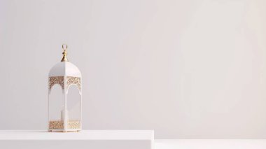 Ramazan Mübarek, Hari Raya Aidil Fitr Uygulaması, Fotokopi uzaylı yeşil arkaplan metni, 3D oluşturma