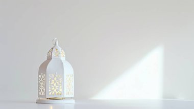 Ramazan Mübarek, Hari Raya Aidil Fitr Uygulaması, Fotokopi uzaylı yeşil arkaplan metni, 3D oluşturma