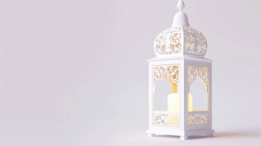 Ramazan Mübarek, Hari Raya Aidil Fitr Uygulaması, Fotokopi uzaylı yeşil arkaplan metni, 3D oluşturma