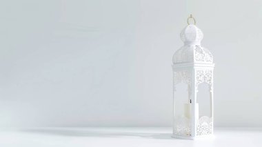 Ramazan Mübarek, Hari Raya Aidil Fitr Uygulaması, Fotokopi uzaylı yeşil arkaplan metni, 3D oluşturma