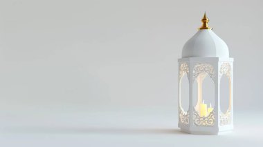 Fenerli İslami lüks arka plan