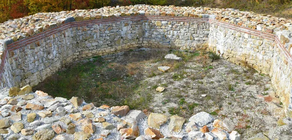 Stanowisko Archeologiczne Pałac Cesarski Sarkamen Wschodniej Serbii — Zdjęcie stockowe